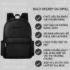 Balo DG DOUBLE LEATHER Basic Da Simili Cao Cấp, Chống Nước, Đen Thời Trang, Giá 250.000 10