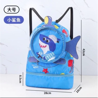 Balo đi bơi size lớn, túi đựng đồ bơi chống thấm, ngăn giày dép - Dễ mang đi biển