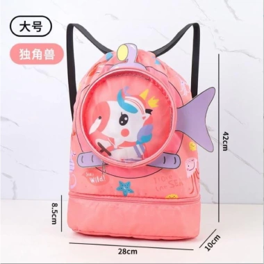 Balo đi bơi size lớn, túi đựng đồ bơi chống thấm, ngăn giày dép - Dễ mang đi biển