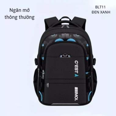 Balo đi học bé trai lớp 1-9 gọn nhẹ, dải phản quang an toàn BLT11 NinoKids 9 Balo đi học bé trai lớp 1-9 gọn nhẹ, dải phản quang an toàn BLT11 NinoKids 9