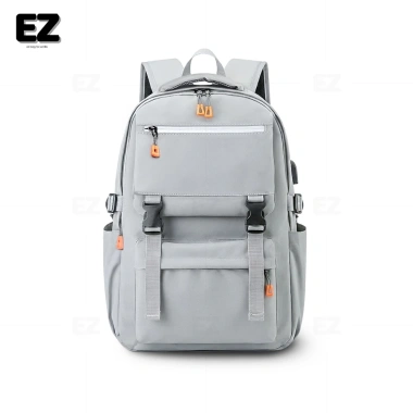 Balo đi học chống nước BLU03 cổng sạc USB, vải Oxford, đựng laptop 15.6 inch nam nữ du lịch - Giá chỉ 319.000₫