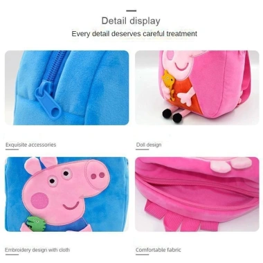 Balo Đi Học Mẫu Giáo Heo Peppa Dễ Thương - Giá Ưu Đãi 126.360 VNĐ 4