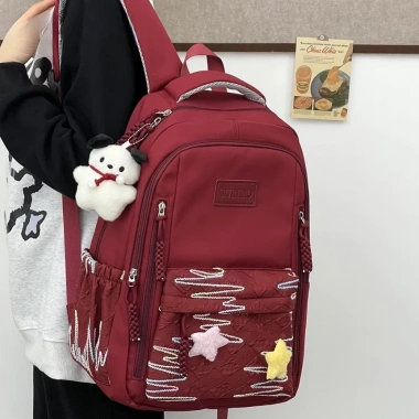 Balo đi học Unisex LUCI 2.025 chống nước, nhiều ngăn, đựng laptop 15,6 inch - Giá 235.000