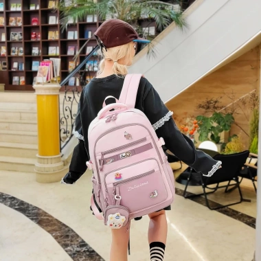 Balo đi học unisex thời trang Nhật Bản basic - Kiểu mới đựng laptop, giảm giá 22% 8