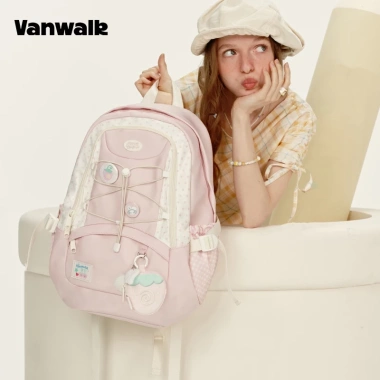Balo đi học Vanwalk V2.916 - Cặp sách nữ cá tính, thời trang du lịch, giảm giá 22%