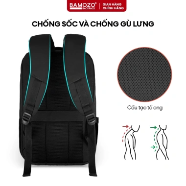 Balo du lịch BAMOZO Signature chống nước, đa năng, đựng laptop 16inch, công tác du lịch - Giá chỉ 570.000₫ 6