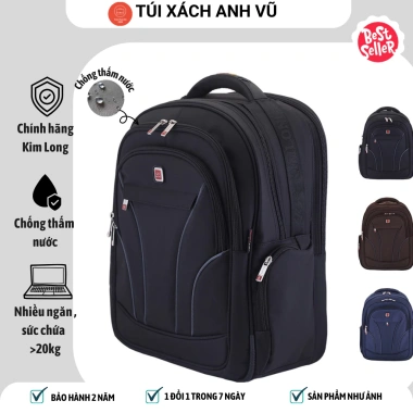 Balo Du Lịch Kim Long KL045 16 inch Laptop, Đa Ngăn, Chống Thấm, Phượt Dã Ngoại