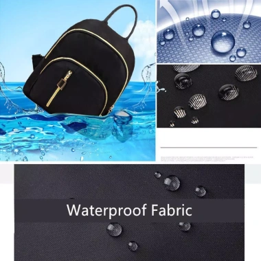 Balo du lịch mini đa năng vải Oxford đen - Thời trang nữ, siêu nhẹ, giảm giá 19% chỉ 68.472 VND 3 Balo du lịch mini đa năng vải Oxford đen - Thời trang nữ, siêu nhẹ, giảm giá 19% chỉ 68.472 VND 3