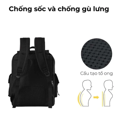 Balo du lịch thể thao Natoli B31 đựng laptop, chống thấm nước, giá 399.000đ 7