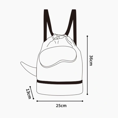 Balo Đựng Đồ Bơi Dung Lượng Lớn - Ngăn Khô và Ướt Riêng, Ngăn Giày Độc Lập, 74.970 VND
