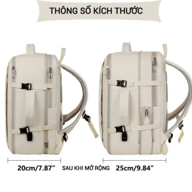 Balo đựng laptop 17 inch cao cấp, chống sốc, chống nước, khóa số bảo mật - Giá 355.000₫