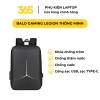 Balo Gaming Legion 16 inch Bảo Vệ Laptop Chống Nước Xước Trộm Sạc USB Type C 360k