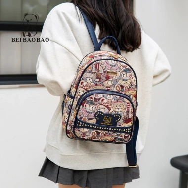 Balo Gấu Kaidi Viền Đinh Size 25 Cao 30 - Giá Giảm Sốc 499.000₫