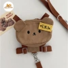 Balo gấu nâu cute đi chơi, đựng đồ kèm dây đắt cho thú cưng - Giá giảm 20%
