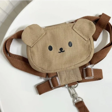Balo gấu nâu cute đi chơi, đựng đồ kèm dây đắt cho thú cưng - Giá giảm 20% 6