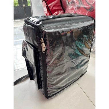 Balo Giao Hàng 28L Đen Giữ Nhiệt Đa Năng - Chống Thấm, Siêu Bền - Lựa Chọn Shipper 2