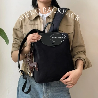 Balo Gọn Nhẹ Cao Cấp MIEKO Medium - Tặng Charm, Giá ưu đãi 539.000₫