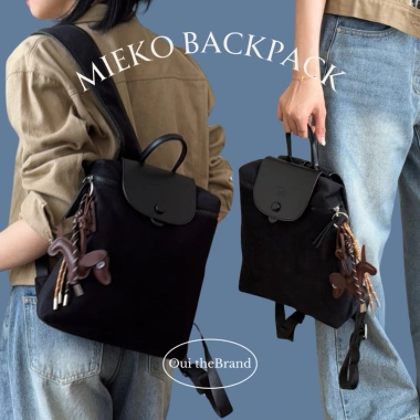 Balo Gọn Nhẹ Cao Cấp MIEKO Medium - Tặng Charm, Giá ưu đãi 539.000₫