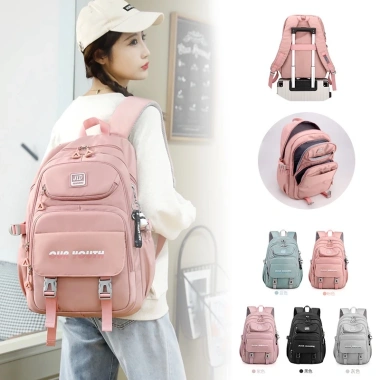 Balo Hàn Quốc dày dặn, chống thấm nước, phù hợp đi học - đi chơi BEE GEE BLTT1.014