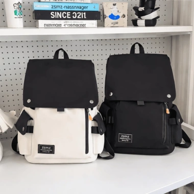 Balo HAZIN thời trang cao cấp unisex nam nữ, đi học đựng laptop, phong cách Hàn Quốc, giá ưu đãi 165.999đ