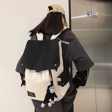 Balo HAZIN thời trang cao cấp unisex nam nữ, đi học đựng laptop, phong cách Hàn Quốc, giá ưu đãi 165.999đ
