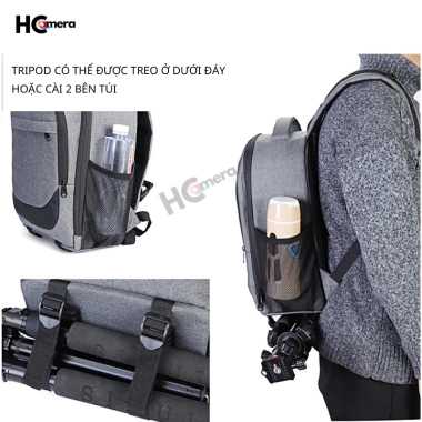 Balo HC87 Đựng Máy Ảnh Flycam Laptop 14 inch Chống Sốc Chống Thấm Nước Giá 469k 9