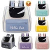 Balo Hello Cat Pro Đa Năng Cho Chó Mèo Cửa Hông, Chống Nước, Thiết Kế Phi Hành Gia Mẫu Mới