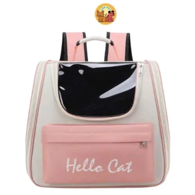 Balo Hello Cat Pro Đa Năng Cho Chó Mèo Cửa Hông, Chống Nước, Thiết Kế Phi Hành Gia Mẫu Mới