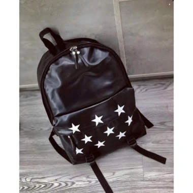 Balo học chơi size 43 chất da dù hoạ tiết chữ nổi, giá rẻ 99.000 VNĐ