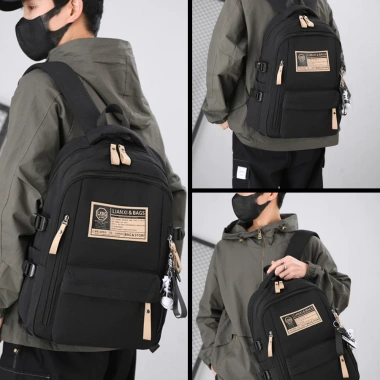 Balo học sinh cấp 2-3 nam nữ thời trang BAVY FASHION, đựng laptop 15.6 inch chống sốc, nhiều ngăn - 328.999₫