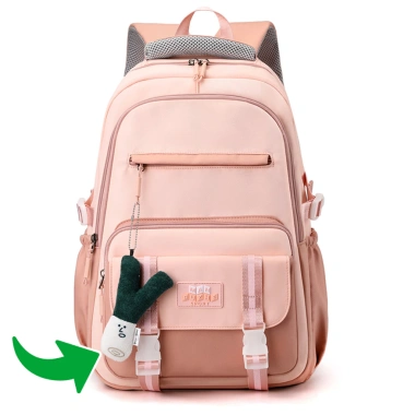 Balo học sinh sinh viên Ulzzang ngăn laptop 15.6 inch vải chống thấm nước - giảm còn 259.000đ 10
