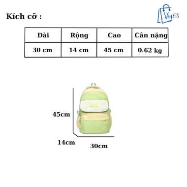 Balo học sinh Ulzzang Hàn Quốc chống nước, nhiều ngăn, Nam Nữ đựng laptop