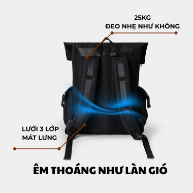 Balo KASUTO BRAND RUMOR Nam Nữ Chống Thấm Nước Đựng Laptop Du Lịch 450k