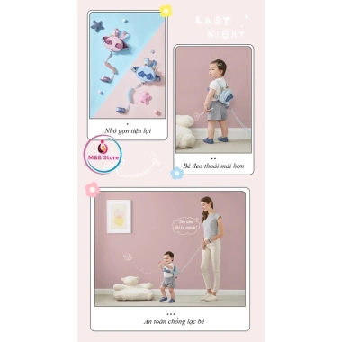 Balo KUB Dây An Toàn Đeo Tay Chống Lạc Bé - Giá ưu đãi 278.999₫ 2