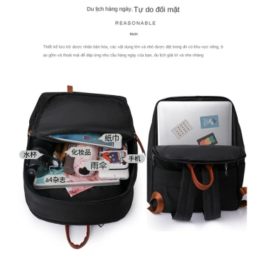 Balo laptop 14 inch thời trang nam nữ - Đi học, làm, chơi, giá 297.000đ BEE GEE