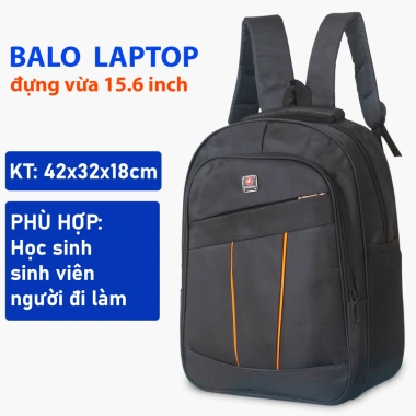 Balo Laptop 15.6 inch RINKA – Đựng Máy Tính, Du Lịch, Đi Học, Giá 289k