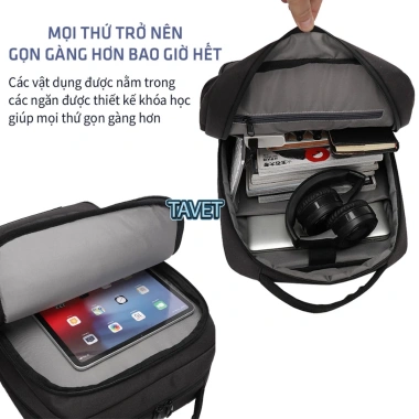 Balo Laptop 15.6 inch Vải Dày Thời Trang Nam Nữ Chống Sốc Nhiều Ngăn - Giá 407.138₫ 9 Balo Laptop 15.6 inch Vải Dày Thời Trang Nam Nữ Chống Sốc Nhiều Ngăn - Giá 407.138₫ 9