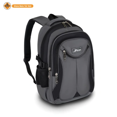 Balo laptop 15.6 inch Xbags màu xám phối đen, nhiều ngăn tiện lợi – 359.000₫