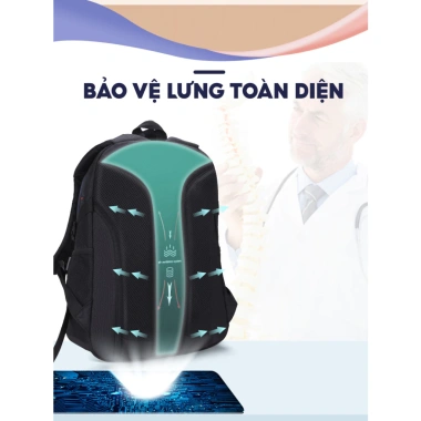 Balo Laptop 16in Thời Trang Nam Nữ Size Lớn Nhiều Ngăn, Chống Nước, Giá 415k