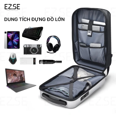Balo laptop cao cấp EAZY BLA05 chống sốc, chống nước, khóa số chống trộm, phù hợp 15.6-17 inch, giá 879.000 VND 5