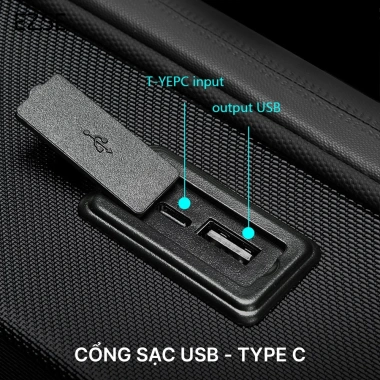 Balo laptop cao cấp EAZY BLA05 chống sốc, chống nước, khóa số chống trộm, phù hợp 15.6-17 inch, giá 879.000 VND 7