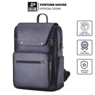 Balo Laptop Da PU Cao Cấp Fortune Mouse A305 Chống Nước Giá Ưu Đãi 285.000₫ 3