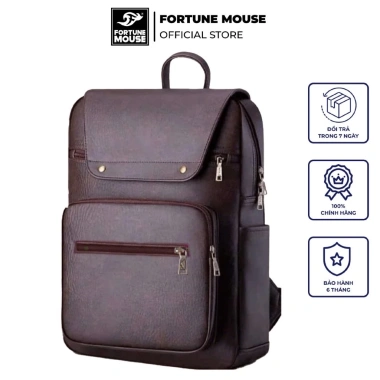 Balo Laptop Da PU Cao Cấp Fortune Mouse A305 Chống Nước Giá Ưu Đãi 285.000₫ 5
