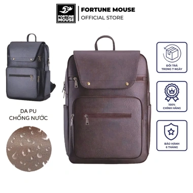 Balo Laptop Da PU Cao Cấp Fortune Mouse A305 Chống Nước Giá Ưu Đãi 285.000₫ 7