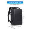 Balo laptop du lịch đa năng BANGE 1.908 - Ngăn ẩn 47L, hỗ trợ 17 inch, giá ưu đãi 900k 9