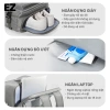 Balo laptop EZ BALO BLA10 cao cấp chống sốc, chống nước, 15.6‑17 inch, rộng, giảm còn 519k 6
