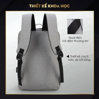 Balo laptop GUBAG đa năng, bền đẹp cho học sinh sinh viên - Đi học đi làm, 130k