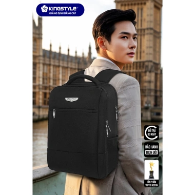 Balo Laptop Kingstyle Hyper KB25-002 Cao Cấp, Thời Trang Văn Phòng, Giá 529.000₫ Giảm từ 677.120₫ 2 Balo Laptop Kingstyle Hyper KB25-002 Cao Cấp, Thời Trang Văn Phòng, Giá 529.000₫ Giảm từ 677.120₫ 2