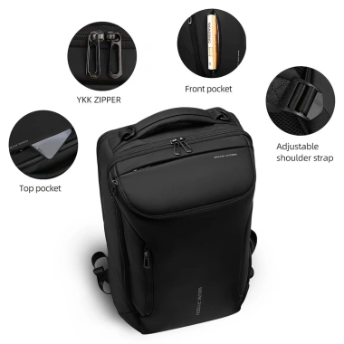 Balo laptop MARK RYDEN 15.6 inch nam - Thời trang, chống nước, bảo vệ an toàn, chỉ 799.000₫ 5