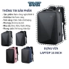 Balo Laptop Nam 17 Inch Chống Nước Cứng Thời Trang Cách Âu - Giá 370.813 VND 9
